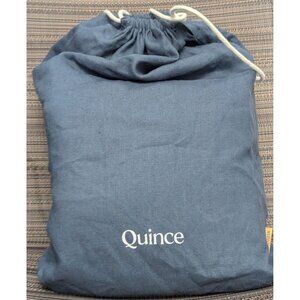 Quince European 100% Linen Duvet Cover 3PC Set Nightfall Full/Queen -NWOT